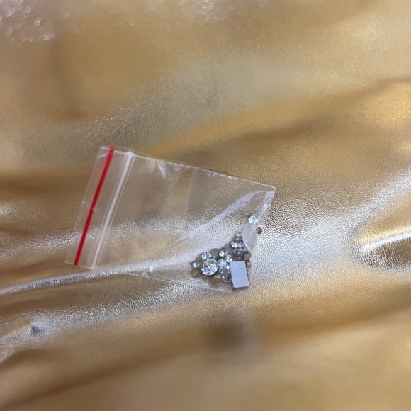 Gold Crystal Stone Clutch with Long Chain ✨✨HP✨✨ - Picture 14 of 16